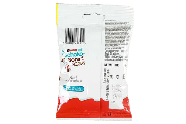 Цукерки Kinder Schoko-Bons Crispy, 22г - фото 3