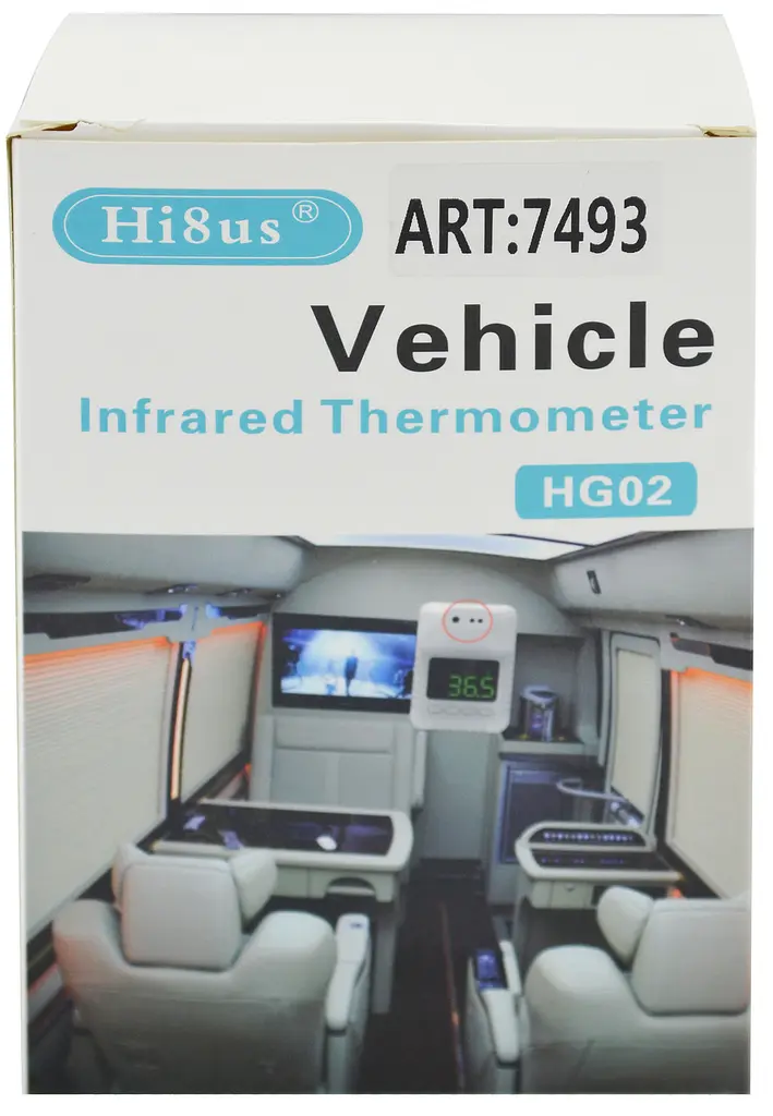Термометр безконтактний інфрачервоний Hi8us HG02 настінний White (3_00683) - фото 4