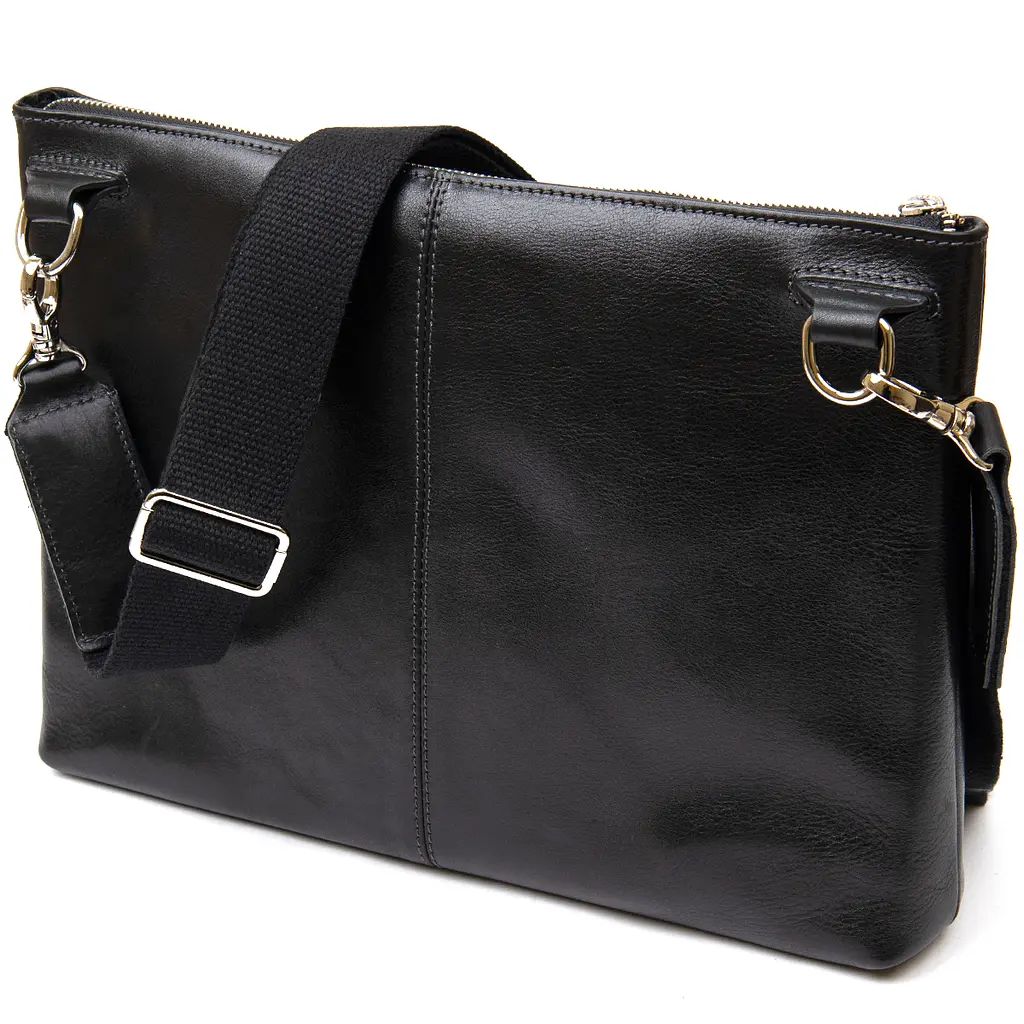 Кожаная сумка для ноутбука мужская GRANDE PELLE 36х25х1,5 см sum0015577 - фото 2