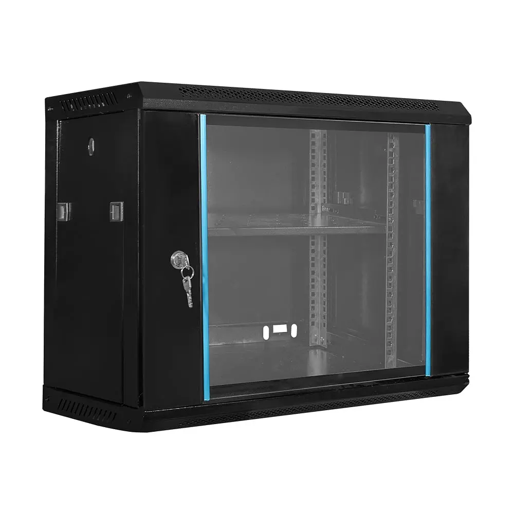 Комутаційна шафа E-NET 9U/600x600x500 Black (25-00060) - фото 2
