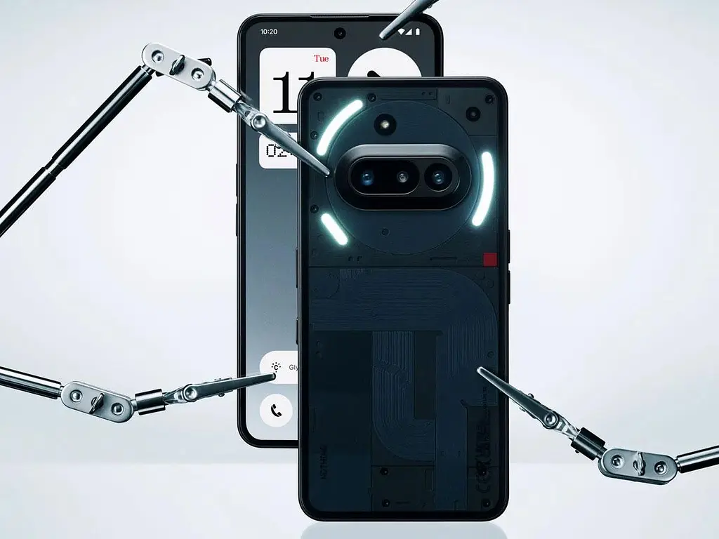 Смартфон Nothing Phone 3a 5G (A059) 8/128Gb черный с NFC - фото 6