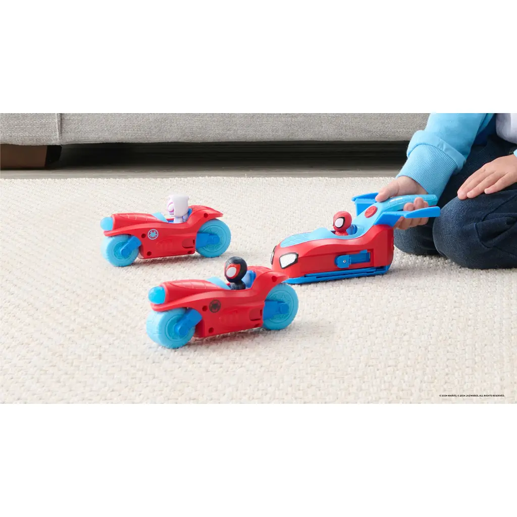 Ігровий набір 3 в 1 Spidey Deluxe Feature Vehicle Спліт команда Спайді (SNF0271) - фото 36