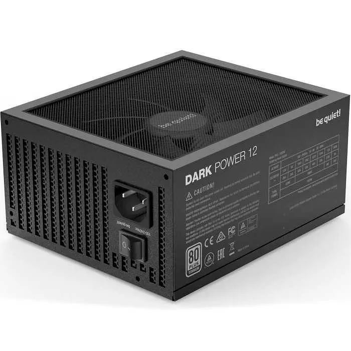 Блок живлення Be quiet! Dark Power 12 1000W 80+ Titanium (BN316) Black Б/в - фото 3