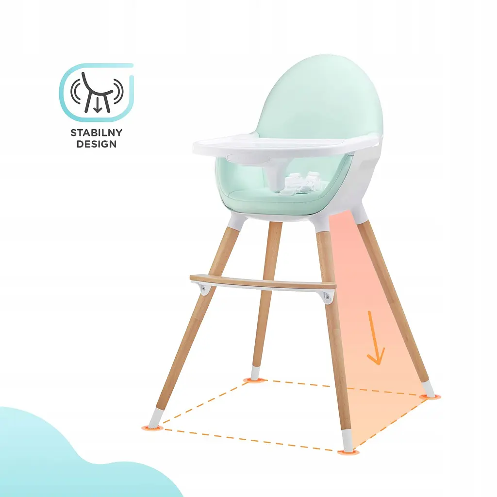 Стульчик для кормления KinderKraft Fini Mint - фото 8