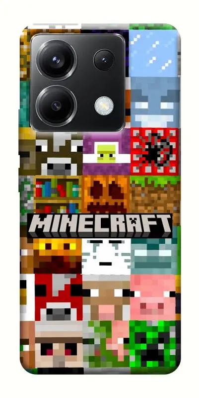 Чохол Demsky Minecraft collage для Xiaomi Poco X6