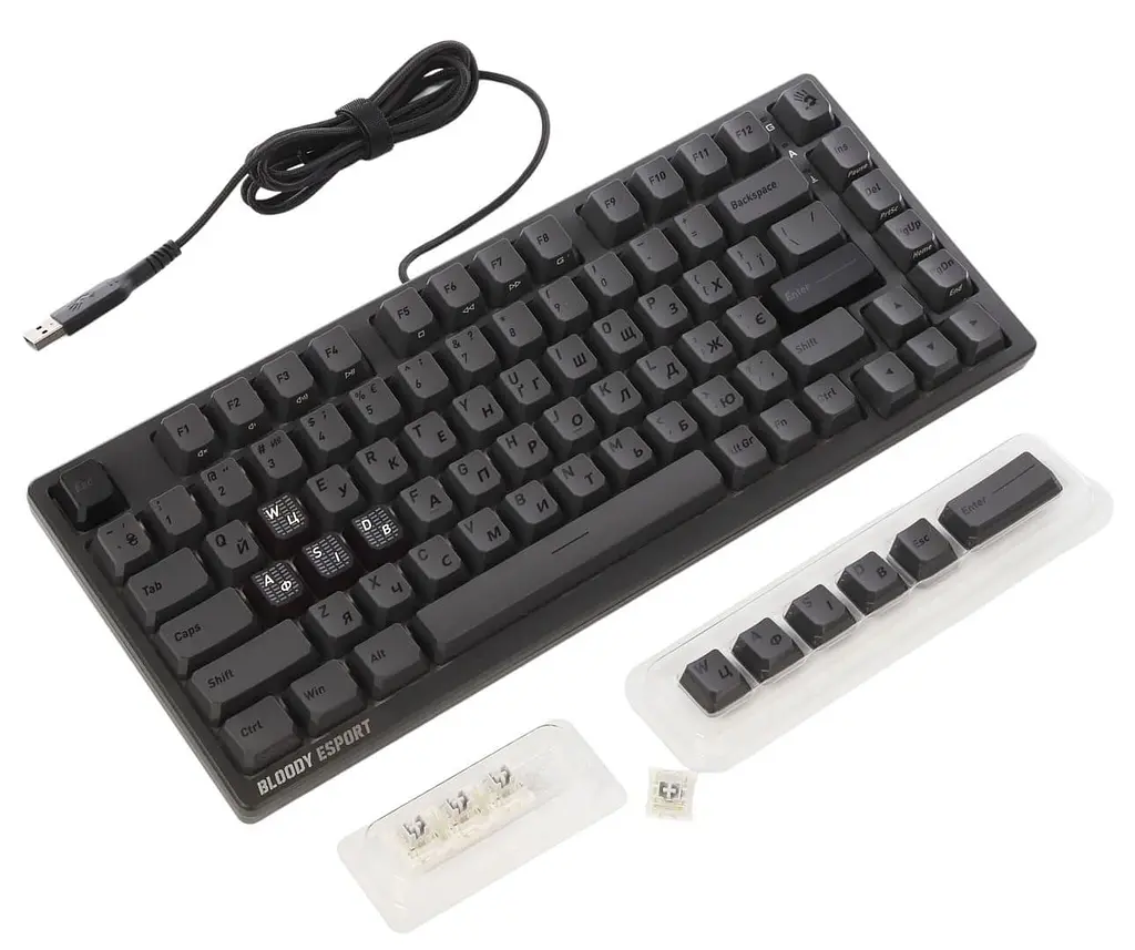 Клавиатура Bloody MS76 Magnetic Iron Grey (MS76 (Iron Grey)) - фото 4