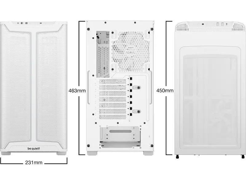 Корпус Be quiet! Pure Base 501 DX White (BGW77) - фото 3