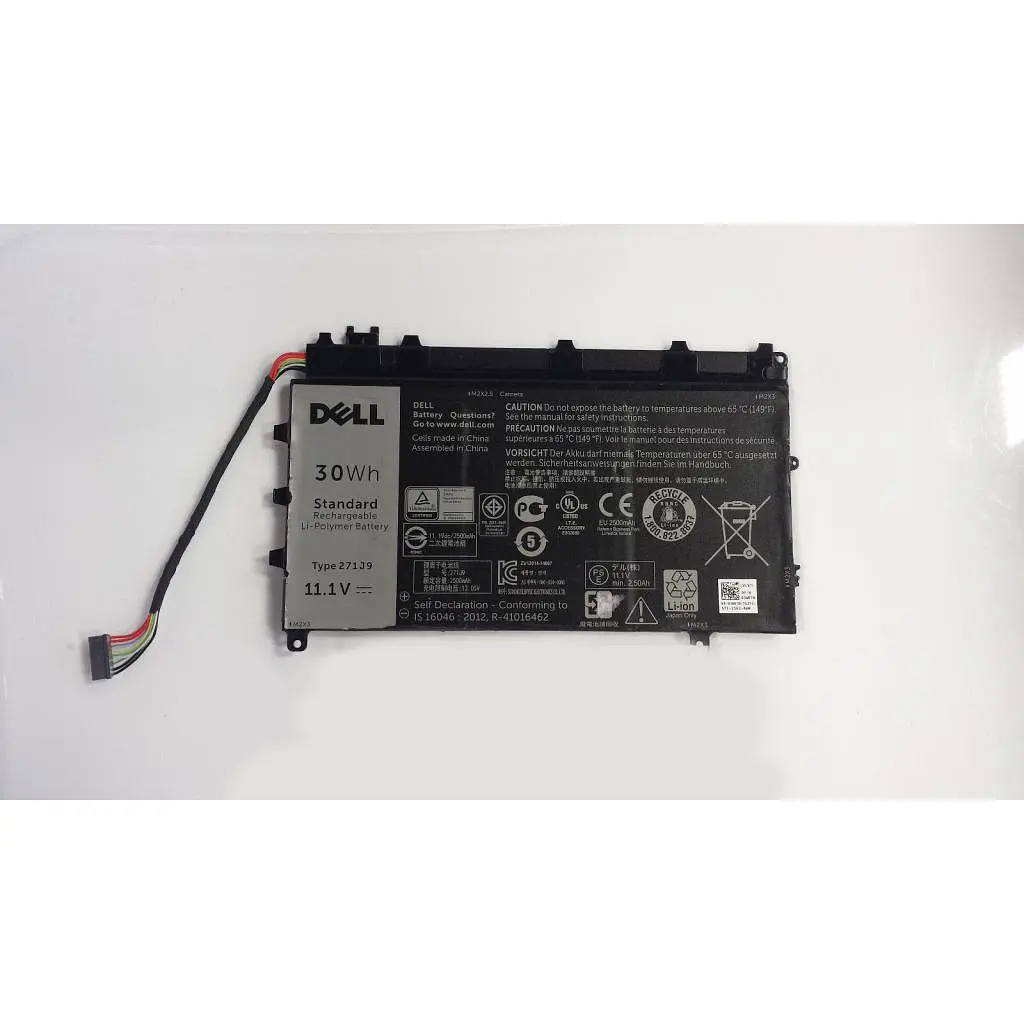 Акумулятор до ноутбука Dell Latitude E7350 271J9 (для екр. блока), 30Wh (2500mAh), 3cell (A47224)