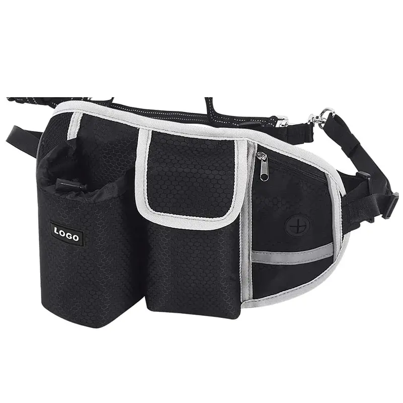 Поясна сумка для вигулу собак з поводком Dog Walking Waist Belt Bag - фото 3