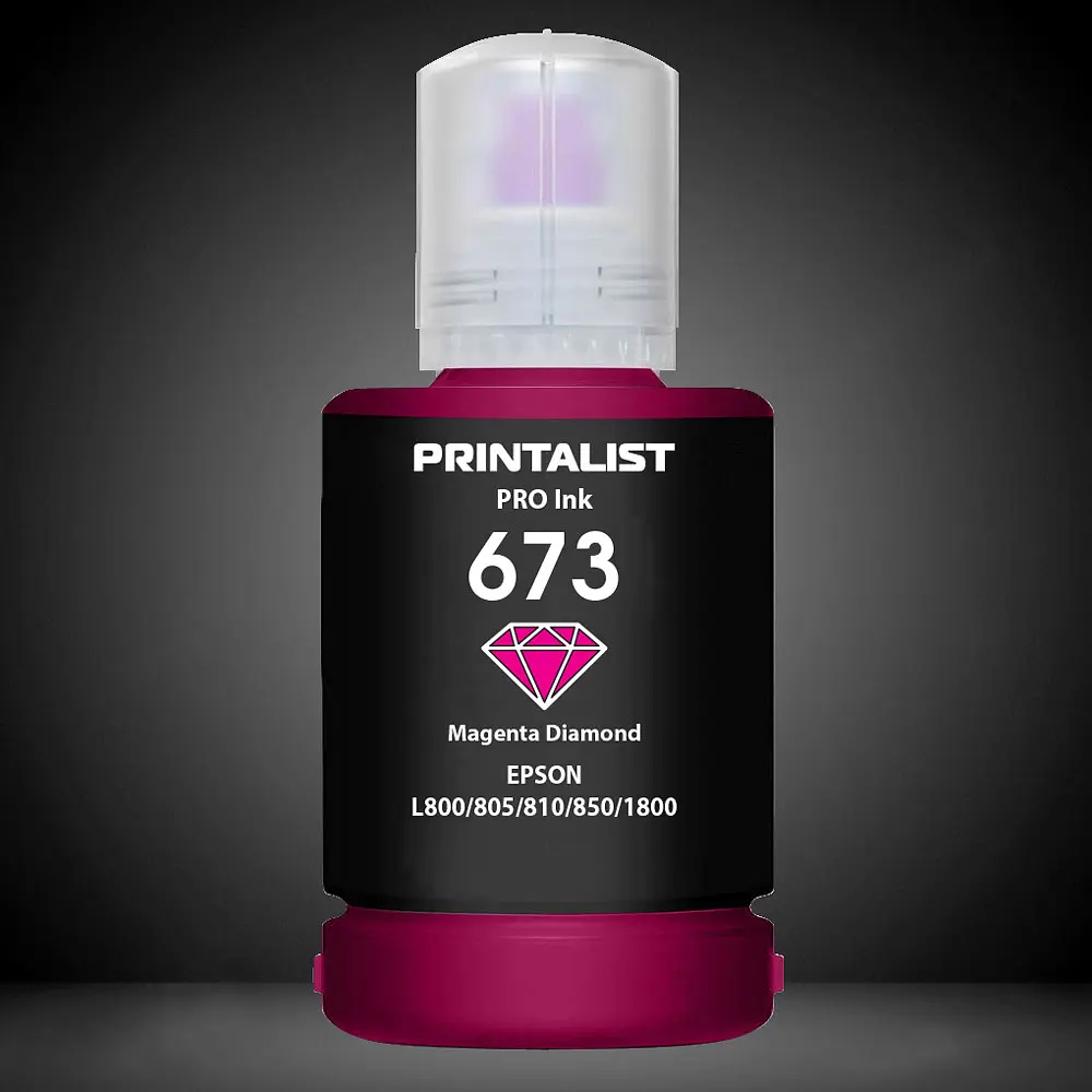 Чорнило PRINTALIST 673 для Epson L800 140г Magenta водорозчинне (PL673M) - фото 6
