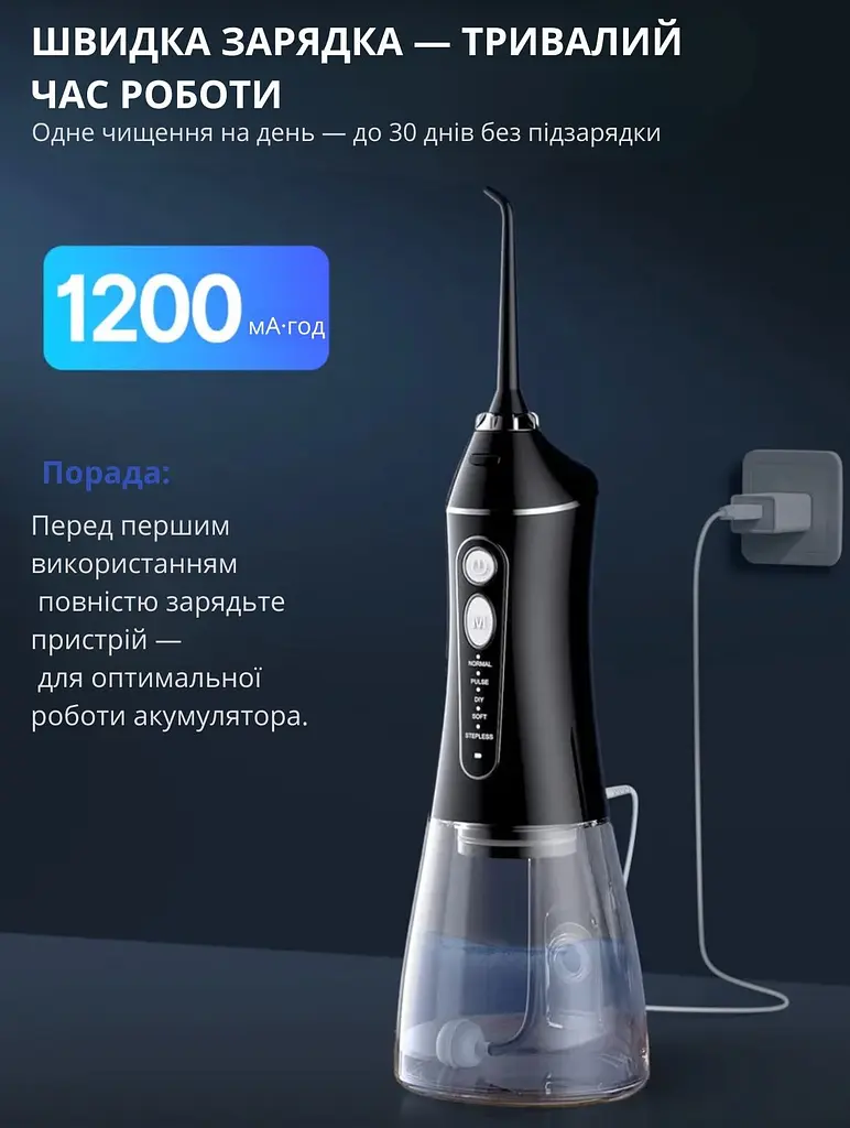 Бездротовий іригатор для порожнини рота - фото 11