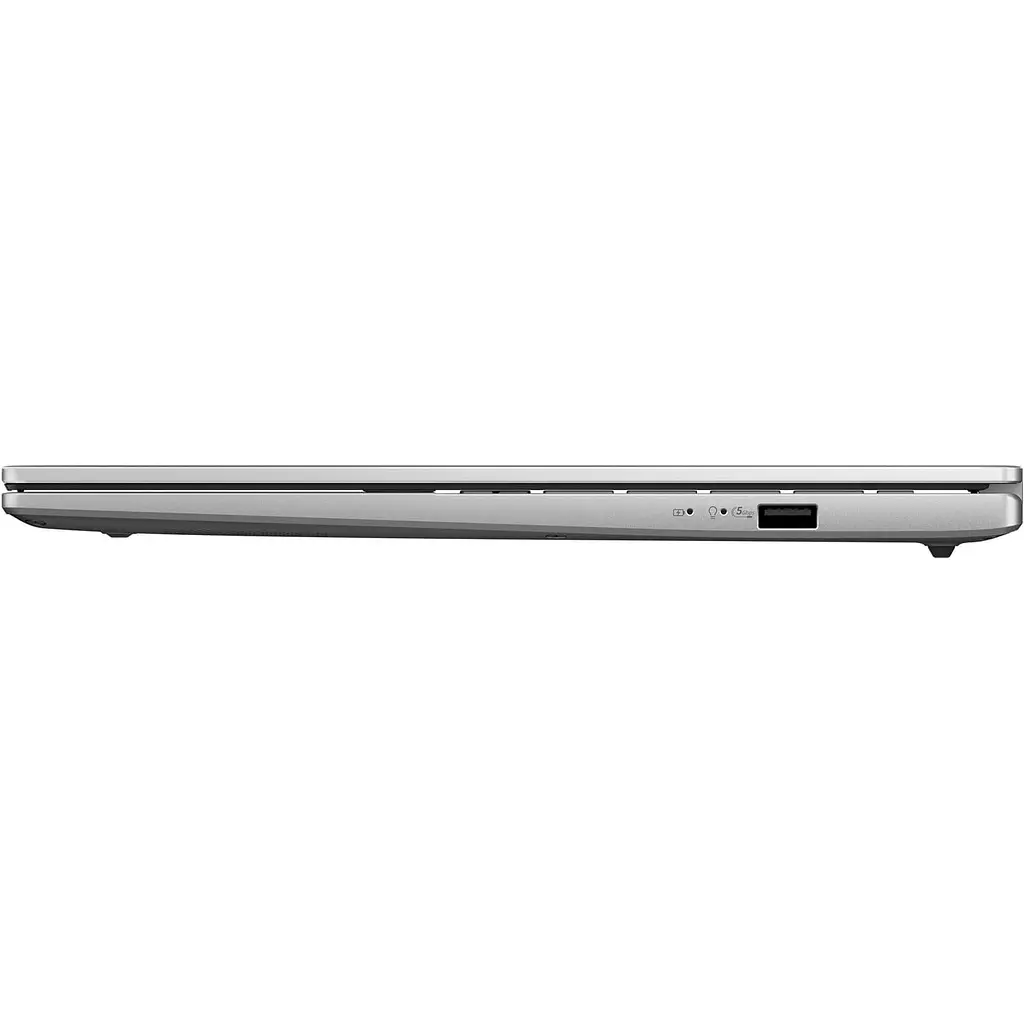 Ноутбук ASUS Vivobook S14 S3407VA-LY100 (14 FMI, Intel Core 7 240H, 16 GB, 1 TB, Intel UHD, DOS) Cool Silver (90NB1681-M008M0) - фото 7
