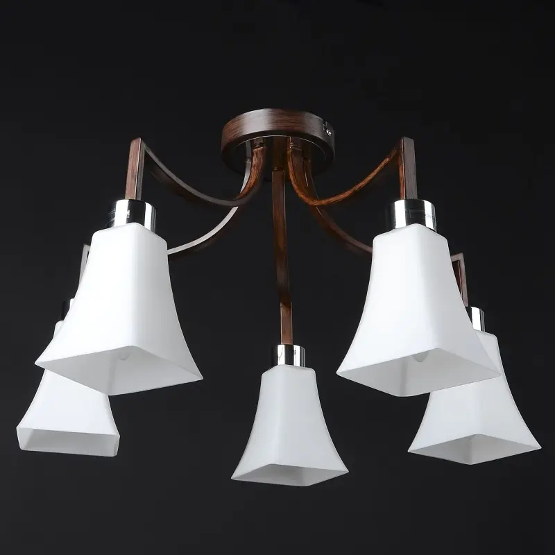 Люстра потолочная Brille классическая E14 40W BR (LK-284C/5) - фото 2