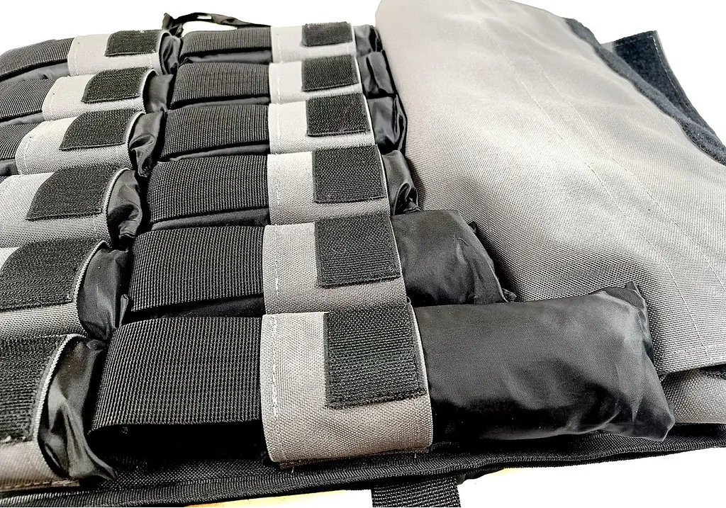 Жилет обтяжувач EasyFit Armor 18 кг набірний з кроком 0,5 кг (EF-WTV-180) - фото 8