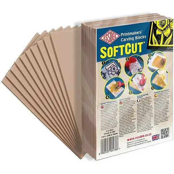 Softcut Carving Blocks 3.0/SC1B 100х100х3 мм 10 шт.  - фото 5