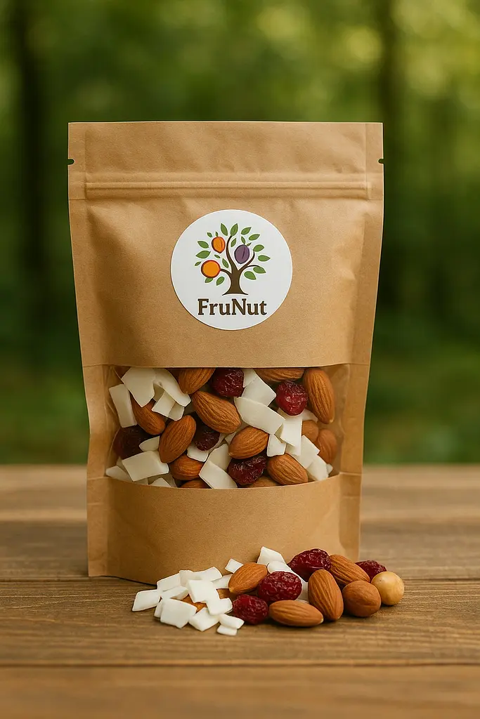 Coco Mix Classic (Кокосові чіпси, Мигдаль, Журавлина, Фундук), 250 г 250 г FruNut