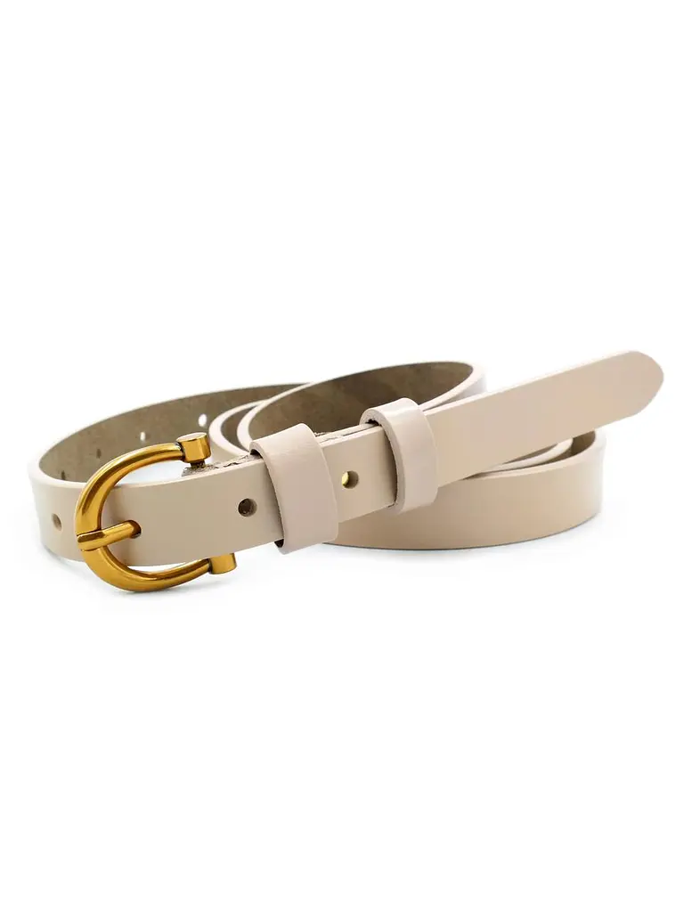 Жіночий шкіряний ремінь 1,8 х 110 см Weatro Бежевий zhin-kit-18k-0067 (zhin-kit-18k-0067) - фото 2