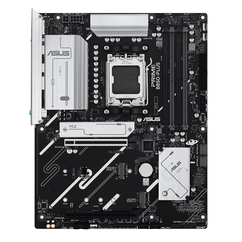 Материнская плата PRIME B850-PLUS-CSM sAM5 B850 4xDDR5 M.2 HDMI DP ATX CSM Asus teh0019009 - фото 2