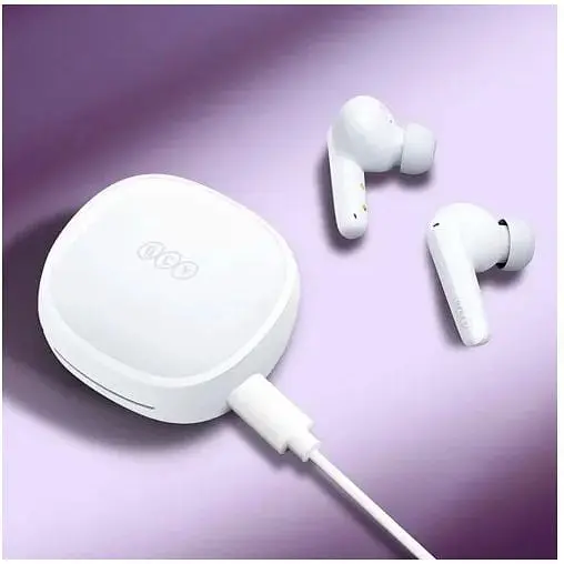 Навушники бездротові Xiaomi QCY T13X Bluetooth TWS білі - фото 5