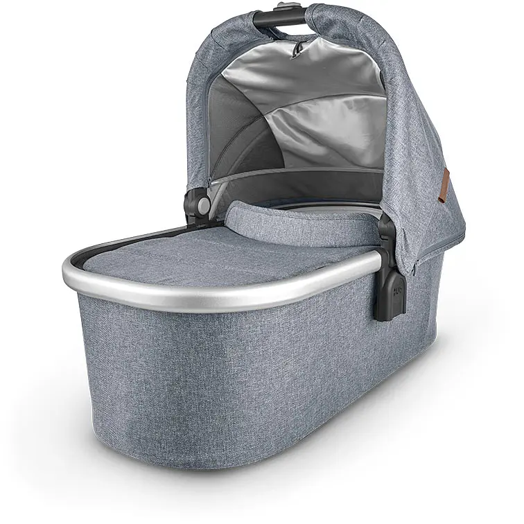 Універсальна коляска 2 в 1 UPPAbaby CRUZ 2, GREGORY (блакитний меланж/срібляста рама/руда шкіра) - фото 11