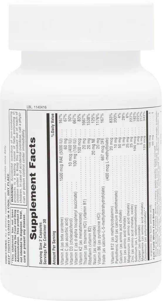 Витамины и минералы Natures Plus ProCreation Male Fertility Support, 60 капсул - фото 2