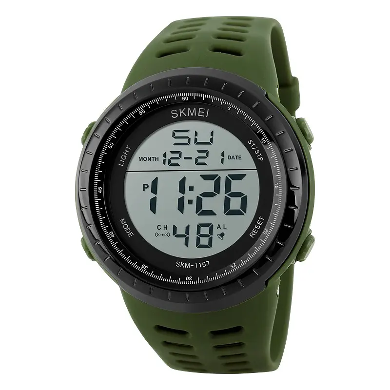 Чоловічий наручний годинник 1167AG Army Green Skmei acs0030845 - фото 2