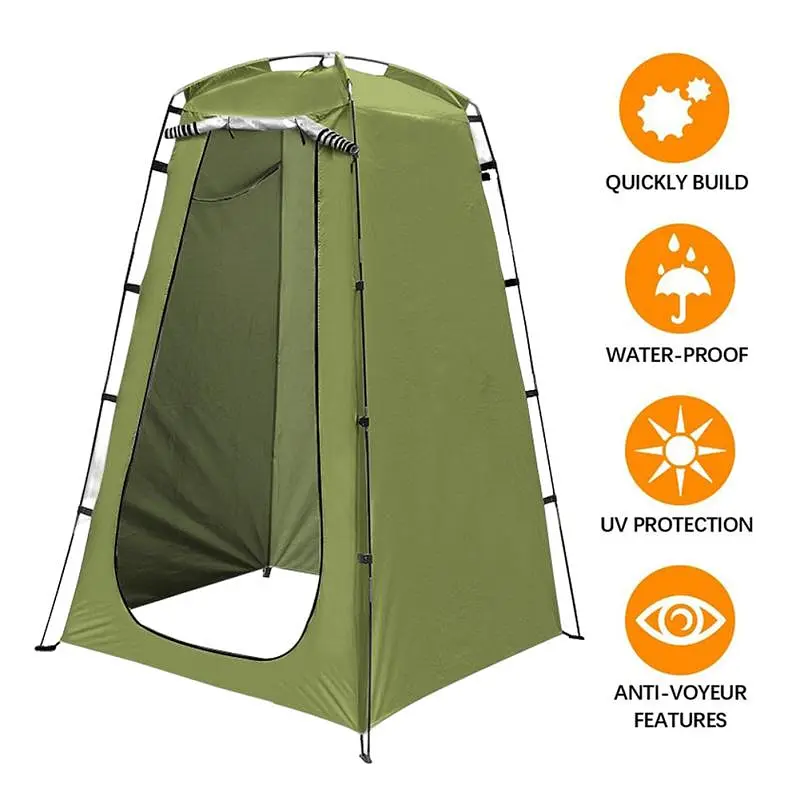 Туристичний намет-кабінка душ, туалет, роздягальня - фото 4