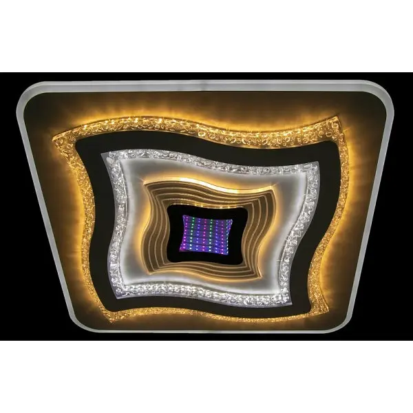 LED люстра стельова Linisoln 1702-490B SQ - фото 3