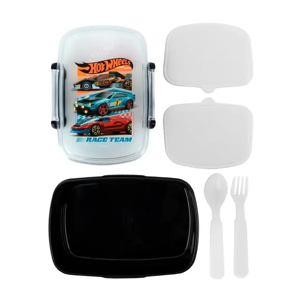 Ланч-бокс дитячий Kite Hot Wheels з наповненням 750 мл (HW26-181) - фото 6