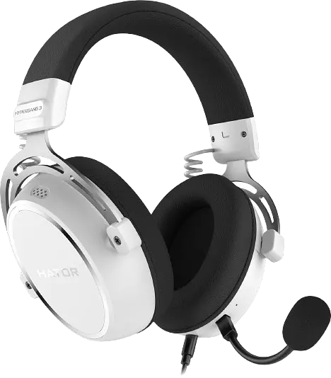 Гарнітура Hator Hypergang 3 Hi-Res White (ESH06)