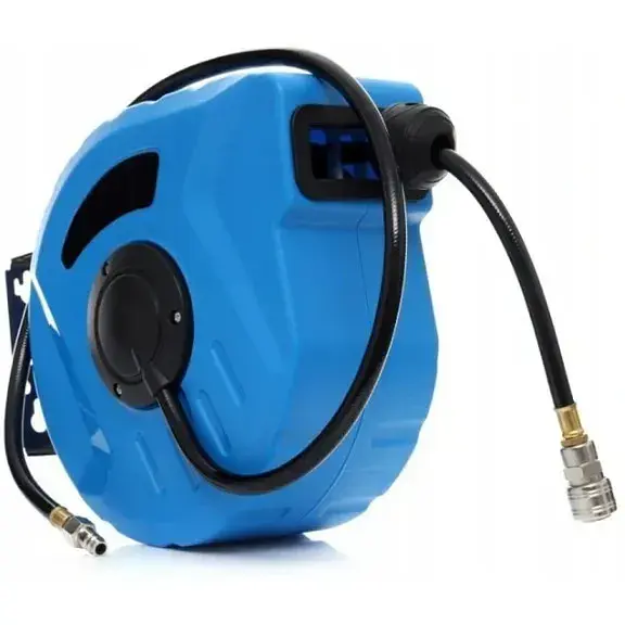 Шланг пневматический Kraft&Dele KD1461 на автоматической катушке с быстроразъемным соединением 20 м - фото 6