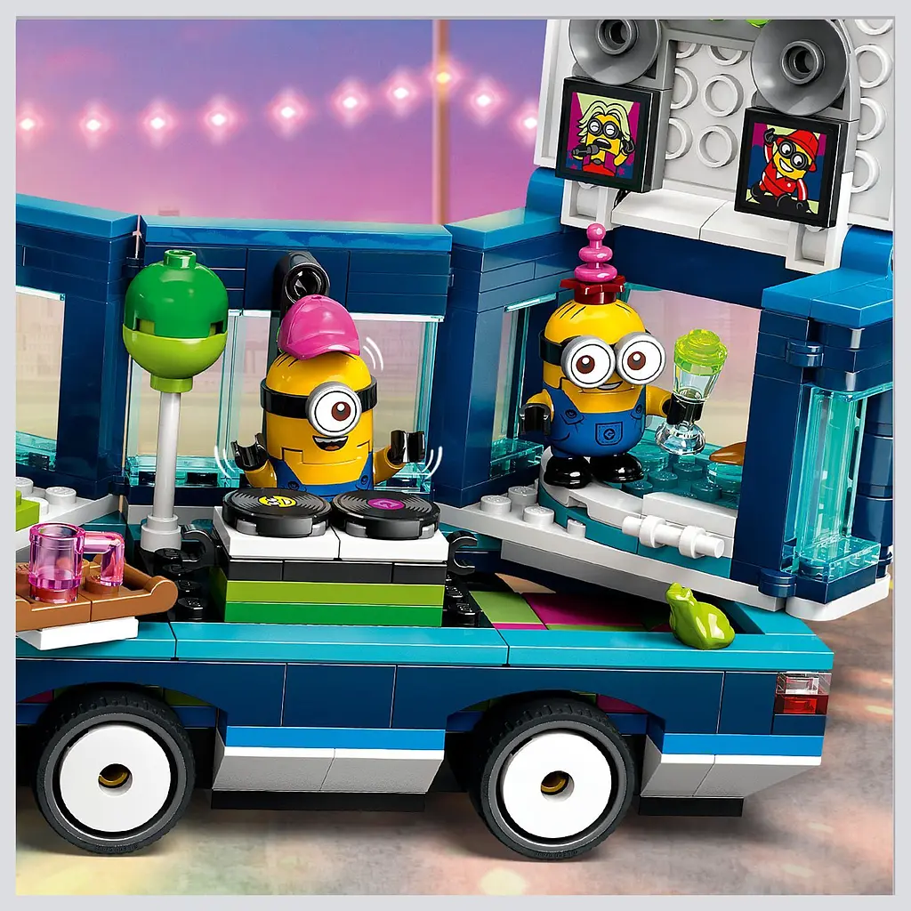 Конструктор LEGO Despicable Me Музичний автобус для вечірок Посіпак 379 деталей (75581) - фото 8