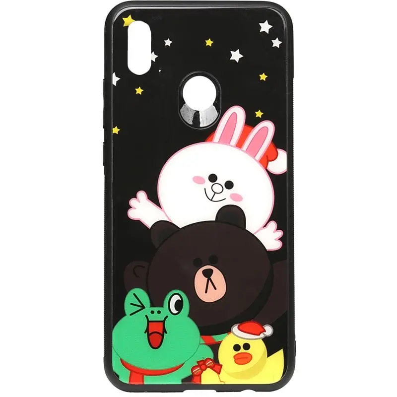 Чохол-накладка Toto Cartoon Print Glass Case HuAwei P Smart Z Line friends all about