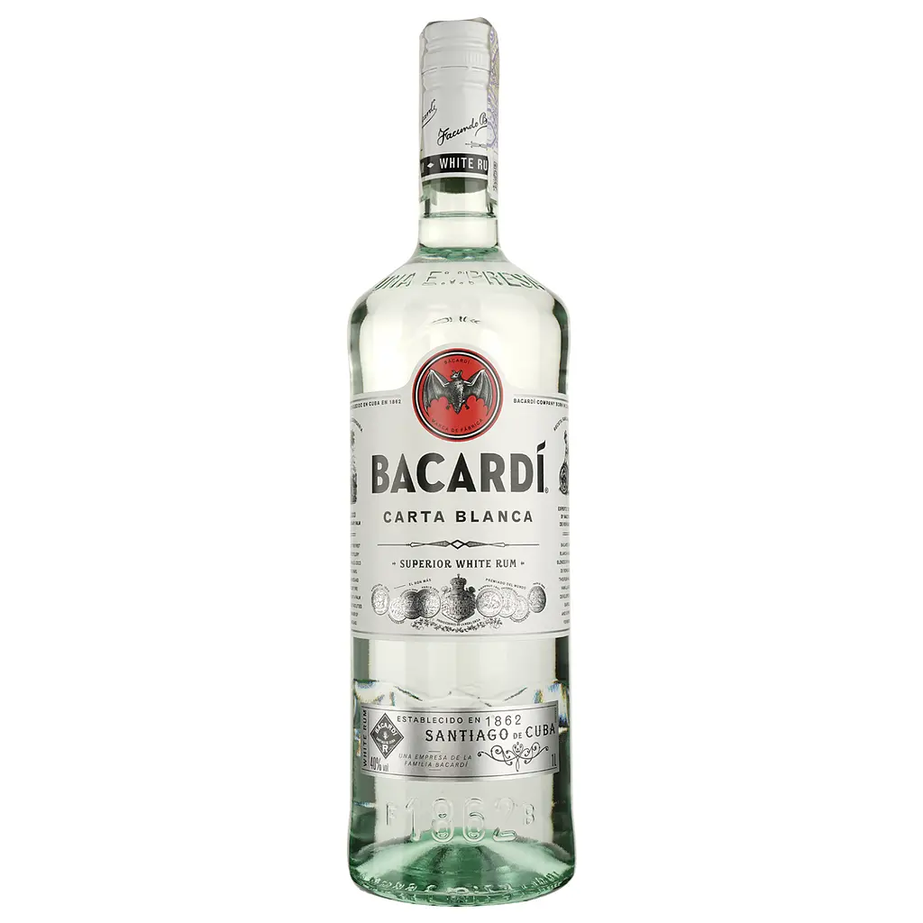 Ром Bacardi Carta Blanca, 40%, 1 л - фото 9