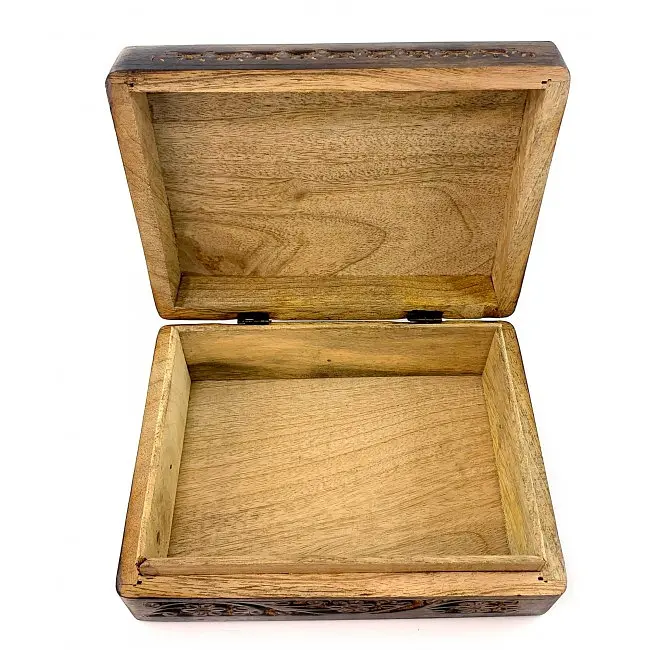 Шкатулка из мангового дерева 20.5х15х7 см - фото 5