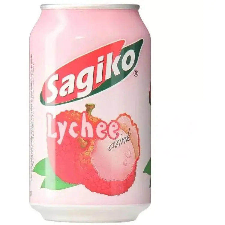 Напій Sagiko Lychee Лічі соковмісний слабогазований 320 мл