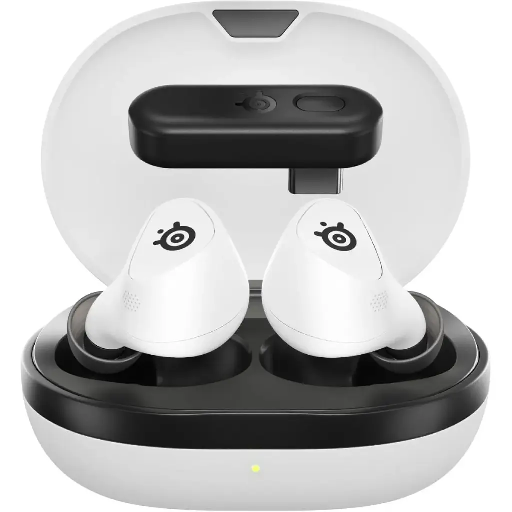 Мобільна ігрова гарнітура SteelSeries Arctis GameBuds TWS, Bluetooth, White (61682) - фото 2