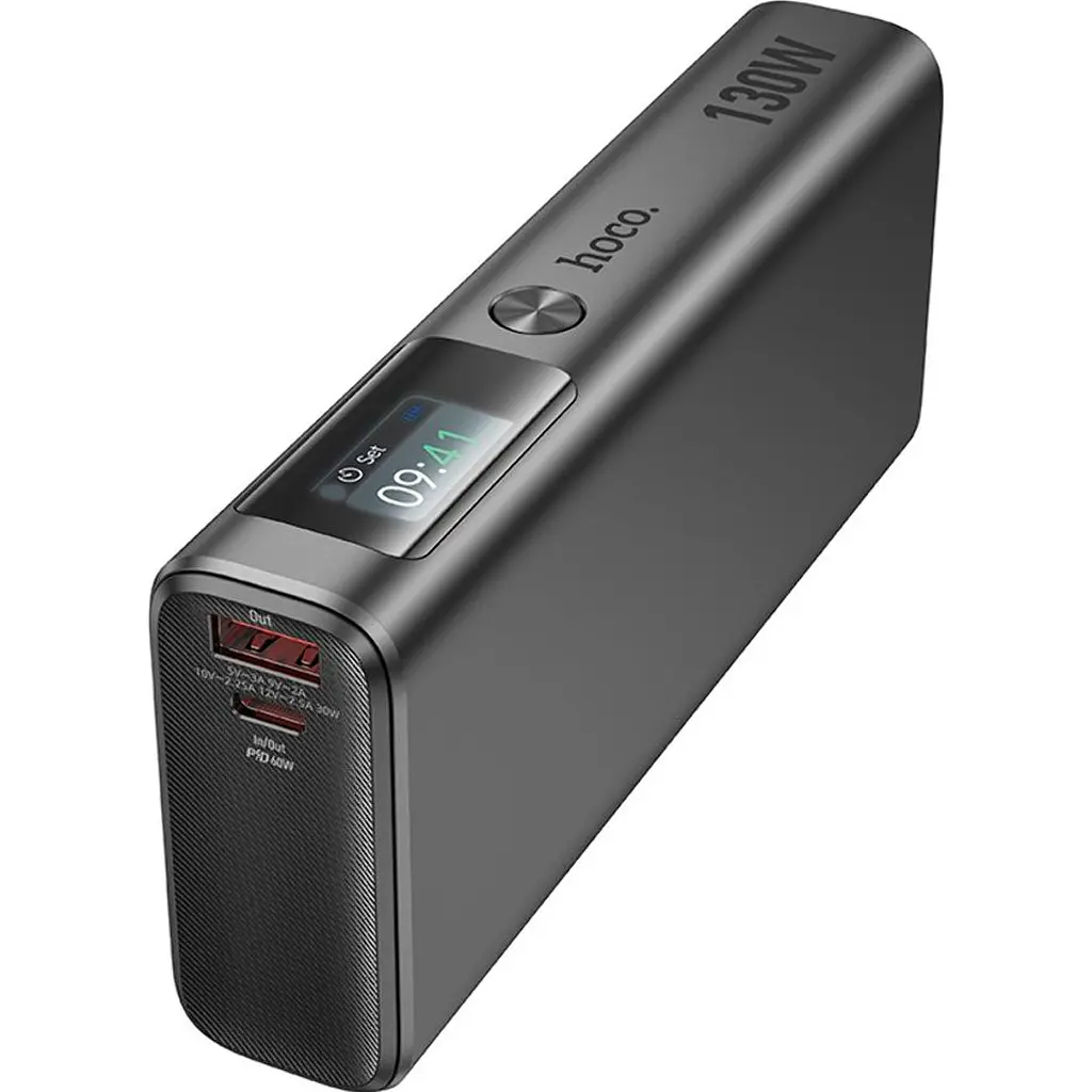 Зовнішній акумулятор Hoco Electric 20000mAh 130W Q17B Grey [122836] - фото 2