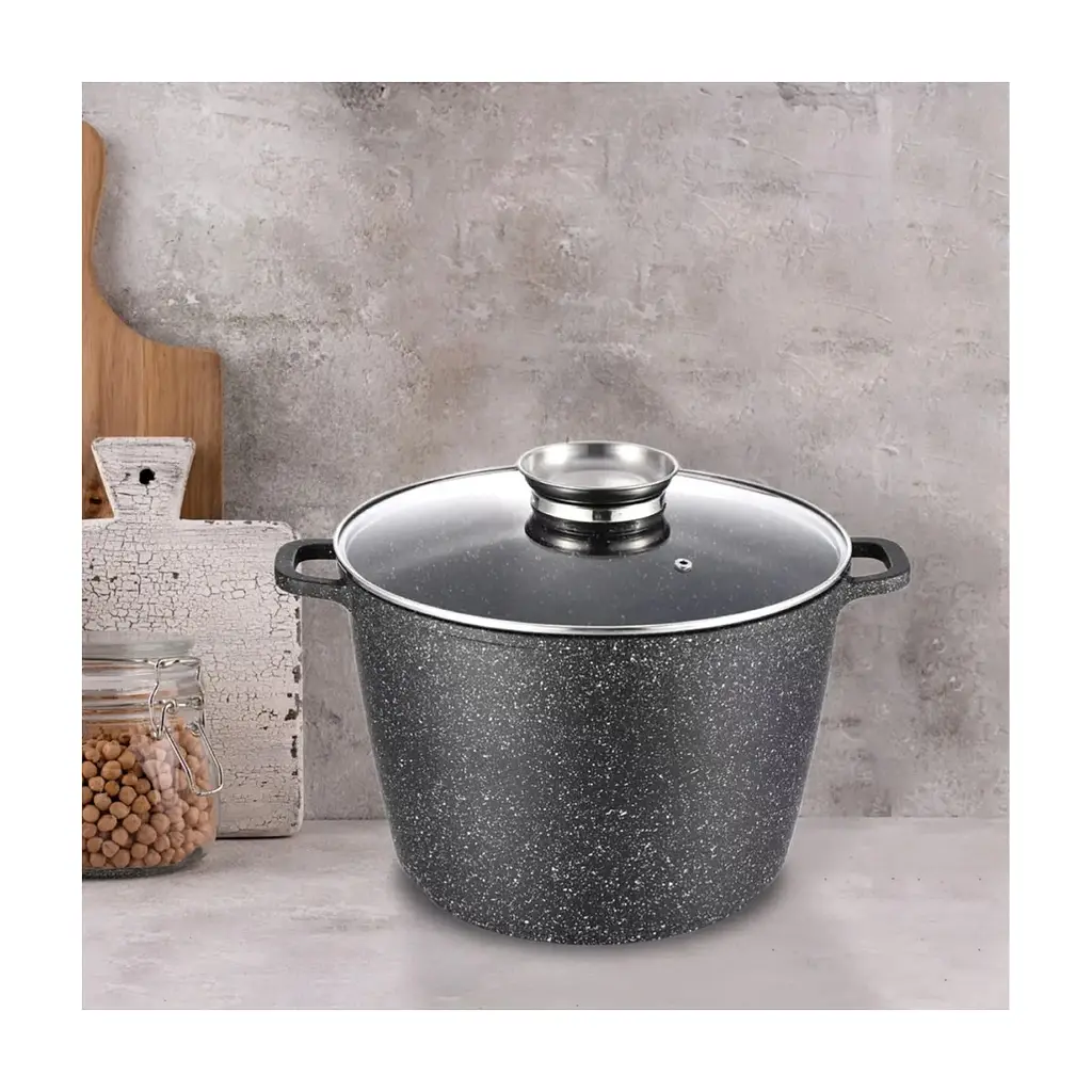 Каструля Gusto покриття Marble 5,5 л (GT-2404-26) - фото 3