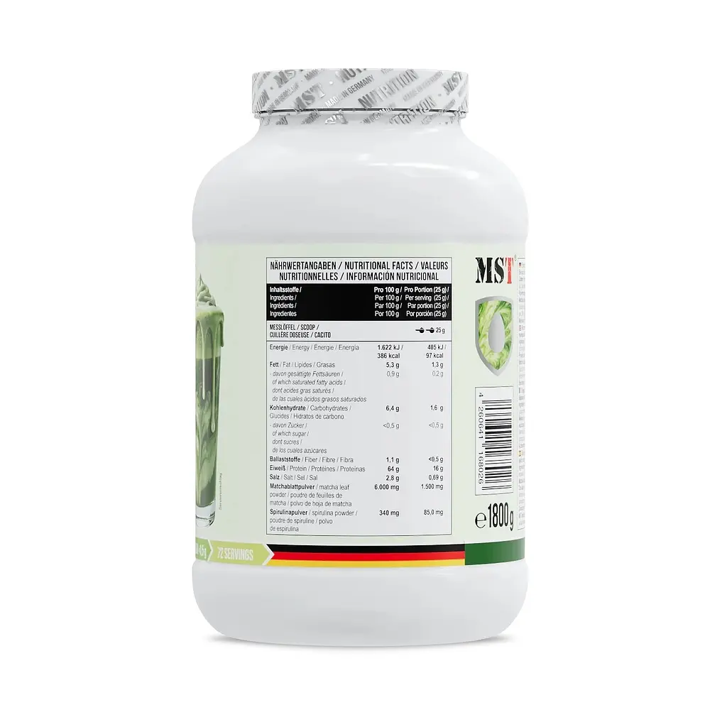 Протеїн Best Egg Protein, 1.8 кг - Матча латте MST Nutrition vit0004135 - фото 2