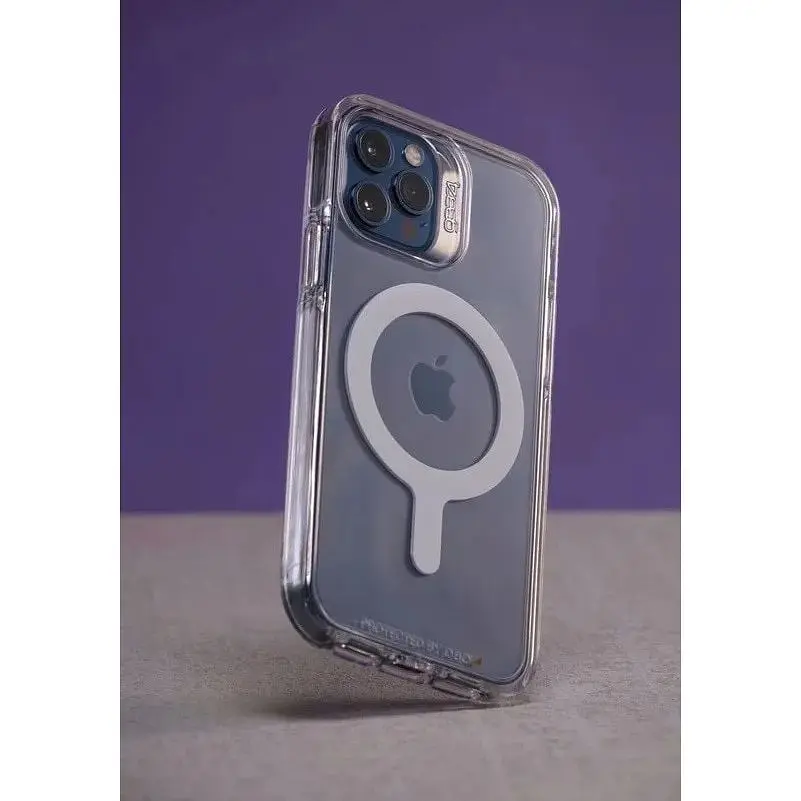 Оригинальный противоударный чехол Gear4 Crystal Palace MagSafe для iPhone 12 Pro Max (6.7") Clear (702007476) - фото 7