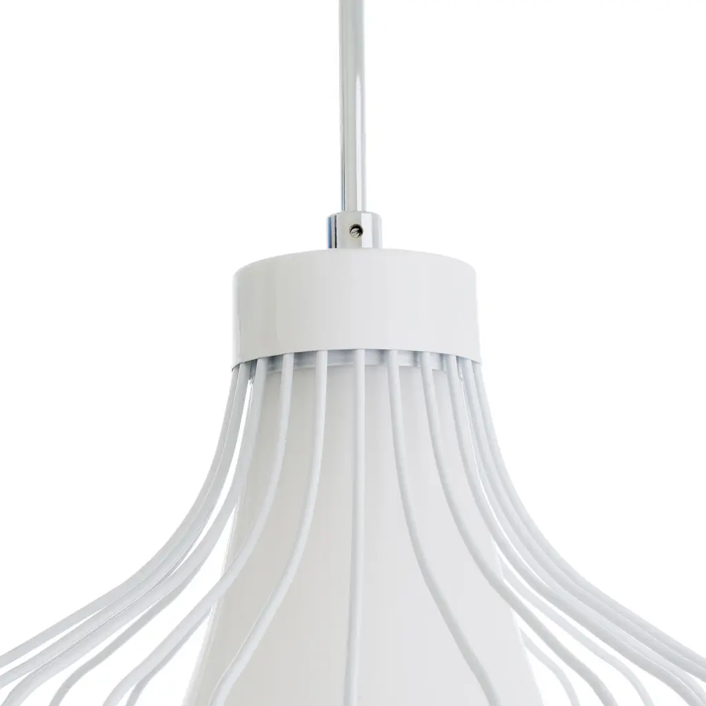 Люстра Brille подвесная лофт для кухни E27 60W WH (BL-927S/3) - фото 3