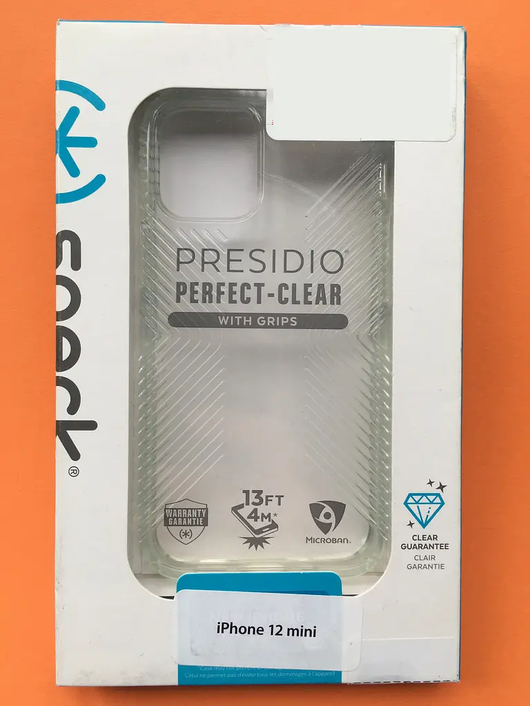 Чохол прозорий протиударний з антимікробним покриттям Speck Presidio Clear Grip для Apple iPhone 12 Mini (5.4") - фото 7