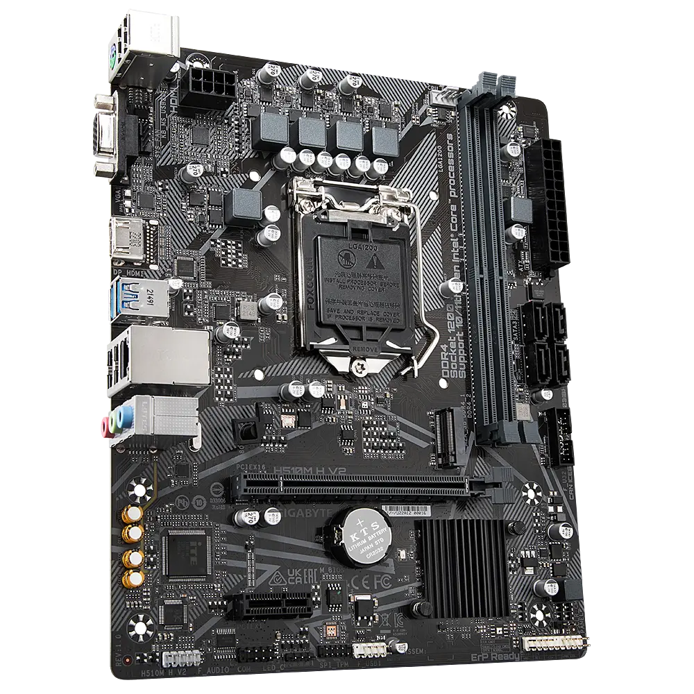 Материнська плата Gigabyte H510M H V2 LGA 1200 (H510M H V2) Б/В - фото 4