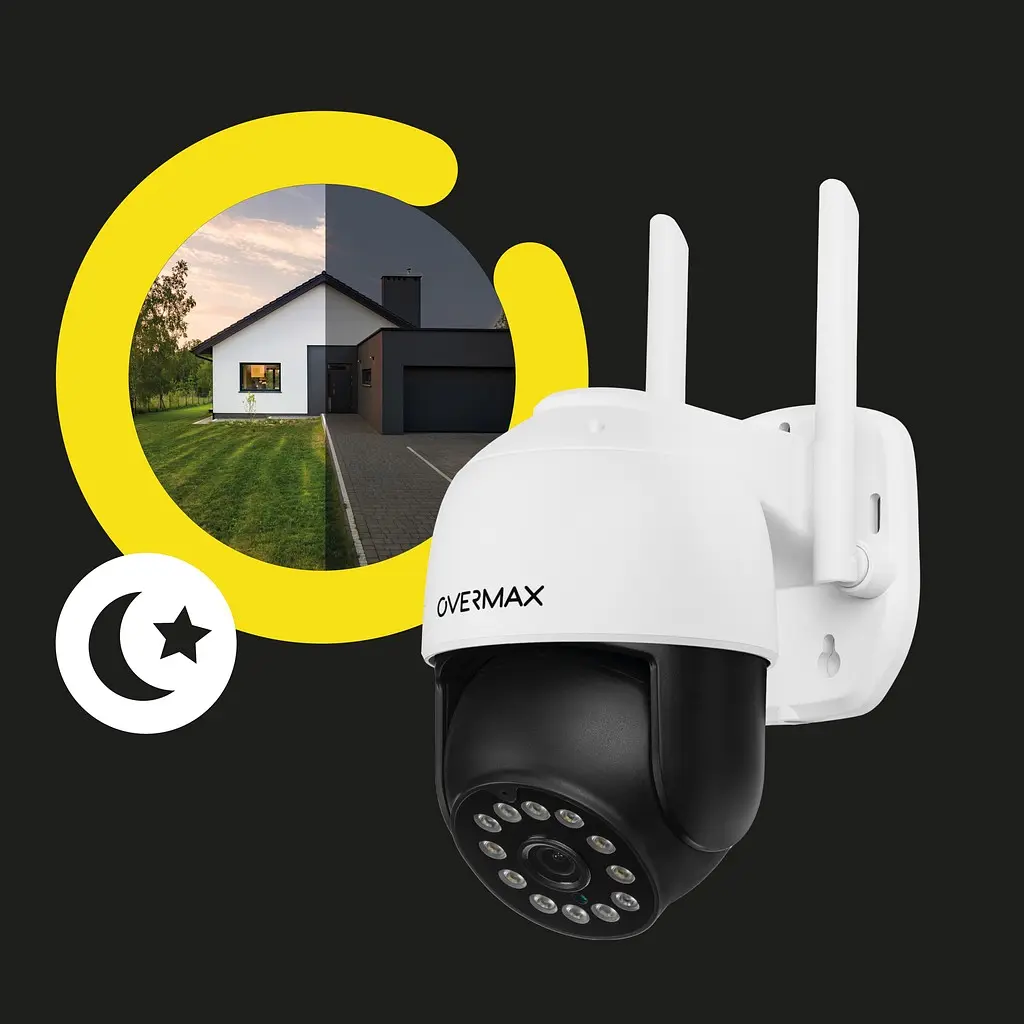 Уличная поворотная IP-камера Overmax Camspot 4.95 Wi-Fi 2.5K White - фото 11