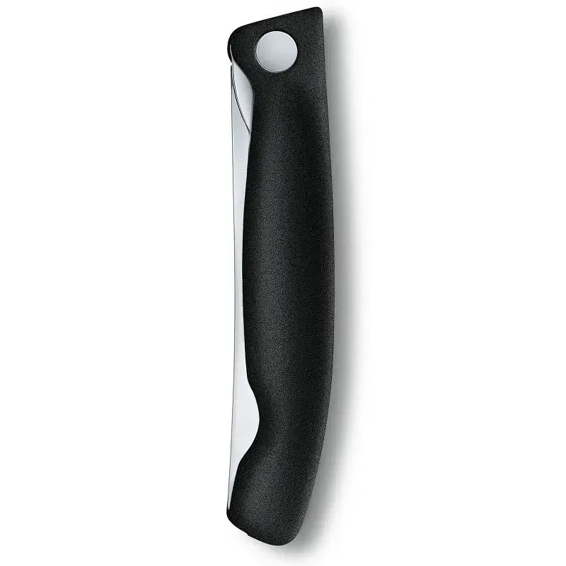 Кухонний ніж Victorinox SwissClassic Foldable Paring 11 см Serrated Black (6.7833.FB) - фото 4