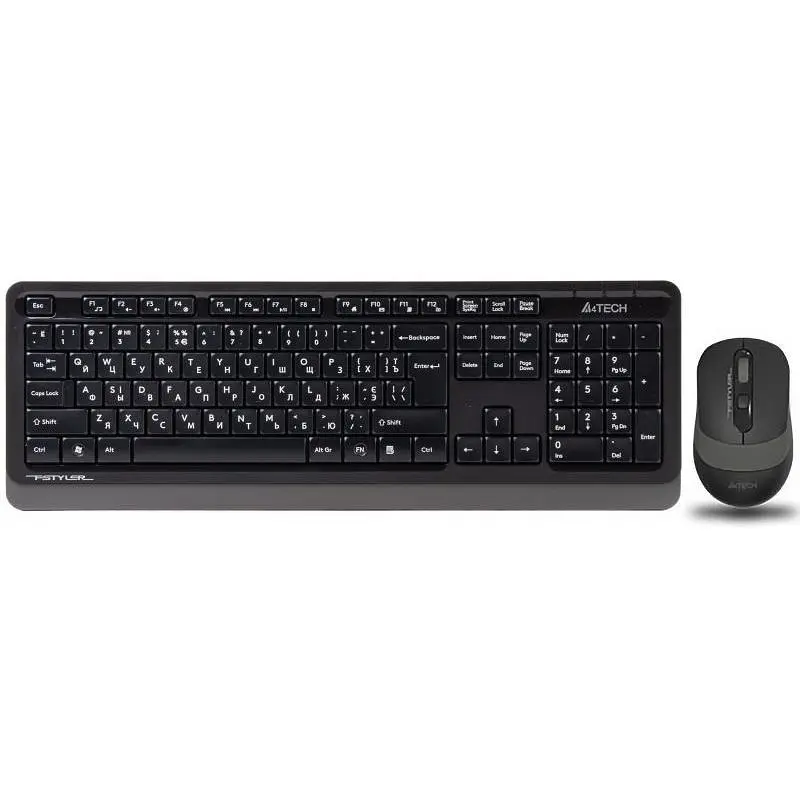 Комплект клавіатура + миша A4Tech Fstyler FG1010 Black/Grey