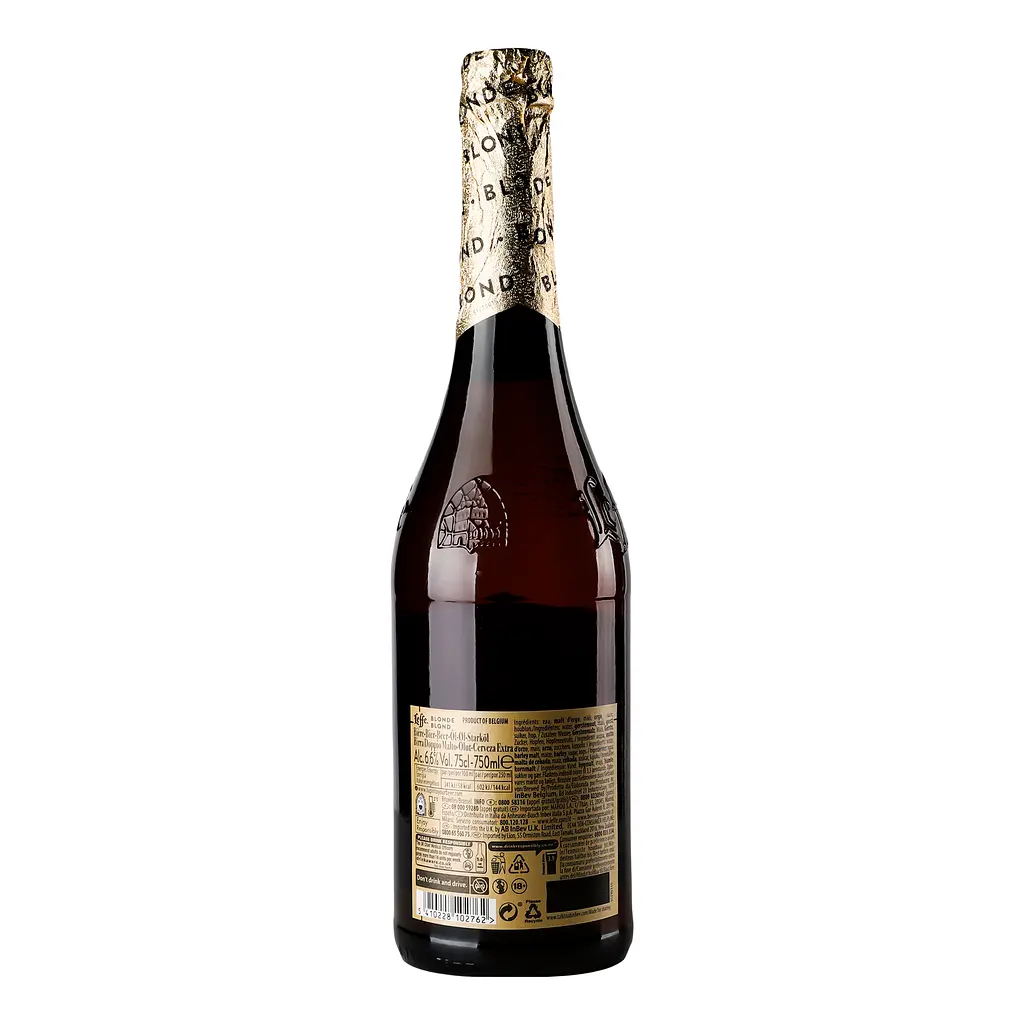 Пиво Leffe Blonde, светлое, фильтрованное, 6,6%, 0,75 л (639835) - фото 4