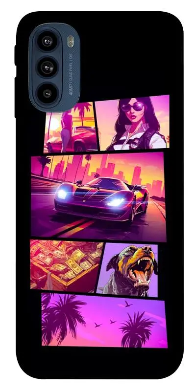 TPU чохол Demsky GTA vibes для Motorola Moto G41