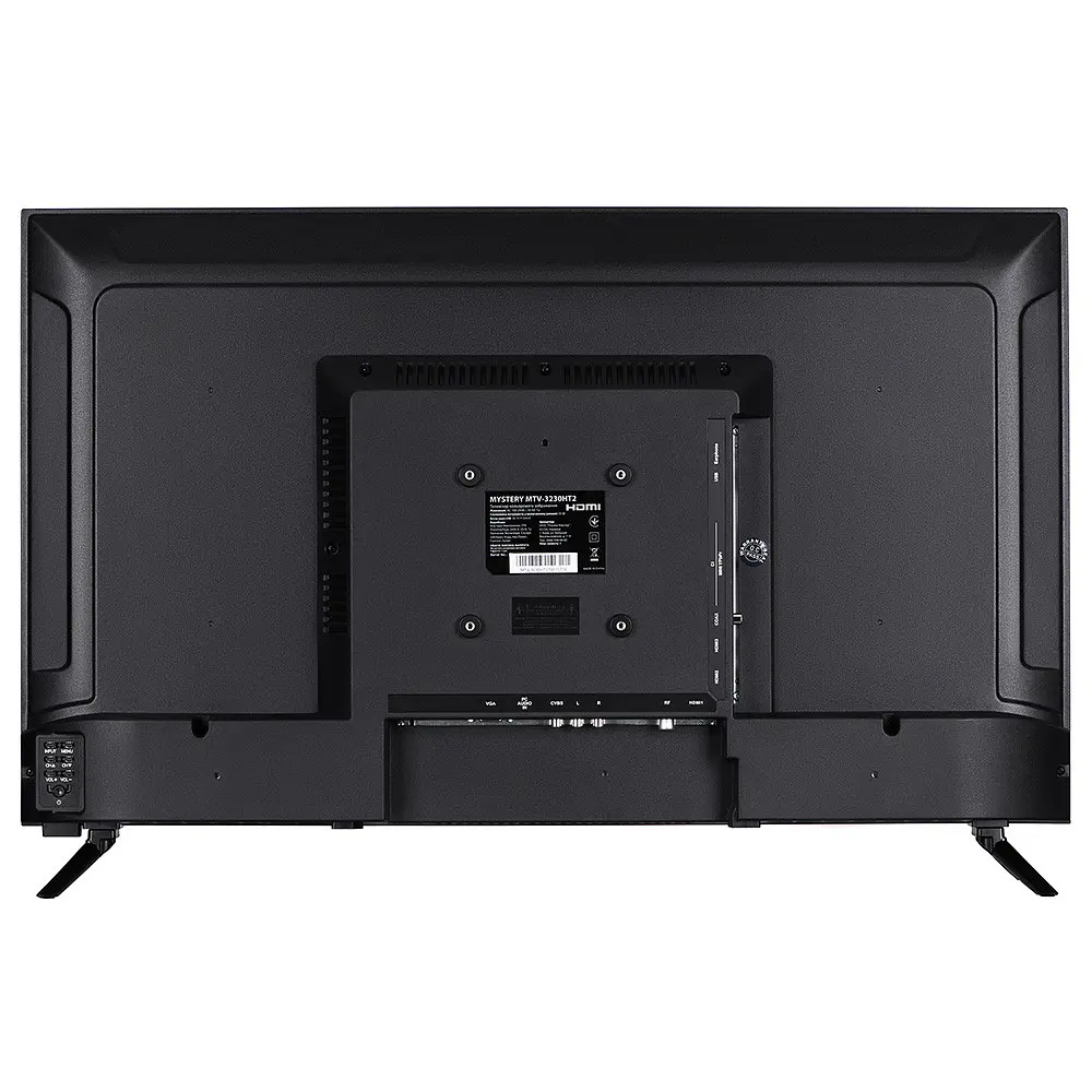 ТБ 32 Mystery MTV-3230HST2 HD Ready/T2/Smart TV/Android 11/2xUSB 2.0/Wi-Fi/Frameless/Чорний - фото 4